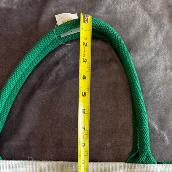 2025 Masters Golf Jute Tote Bag Augusta National New In Hand ANGC Green Beach - Picture 9 of 11